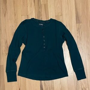 L.L. Bean Women's Dark Teal Long Sleeve